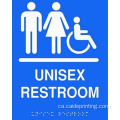 Ada Plastic Braille Signs Plaques de porta Braille